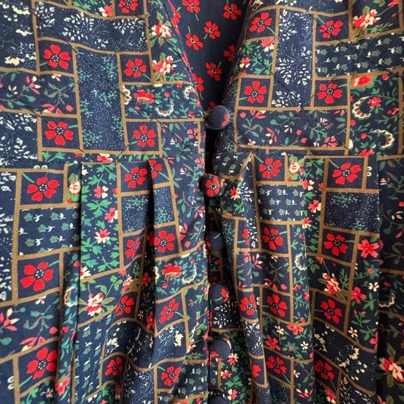 HUNTER BELL Jenkins Dress in Vintage Patchwork - Like New (XS) - Picture 13 of 15